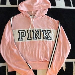 VS PINK Crop Pullover Sweatshirt